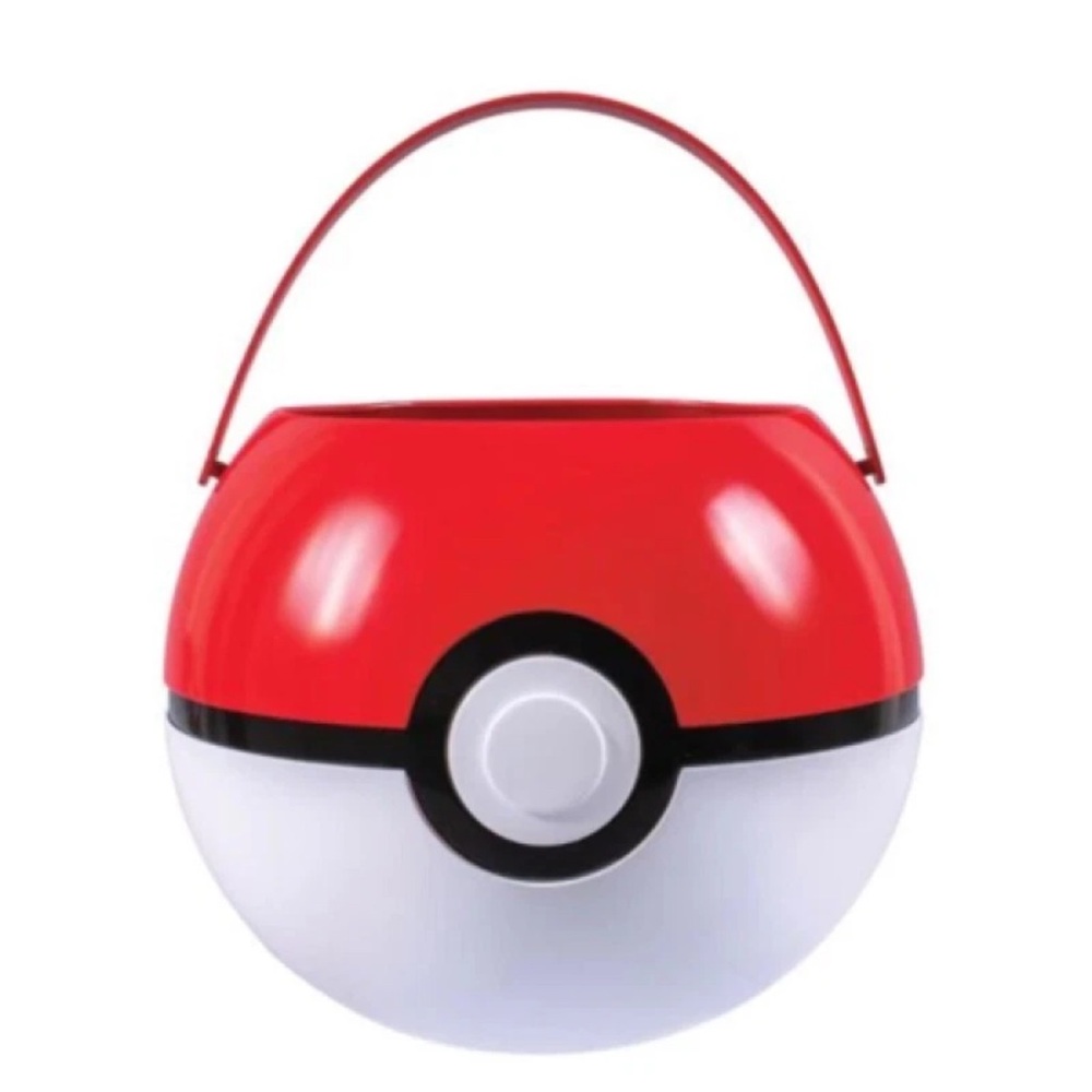Pokemon PokeBall Treat Pail Red